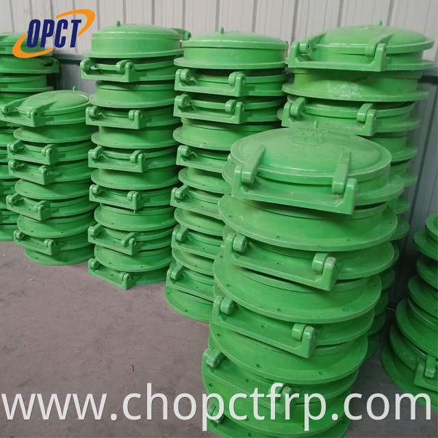 FRP/GRP fiberglass flap valve for drain water back flow HDPE frp flap gate Fish pond drainage